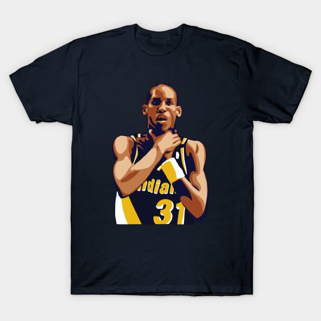 Reggie Miller Choke T-Shirt by qiangdade